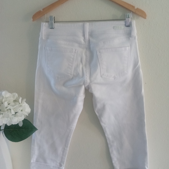 ❌❌SOLD❌❌ Kut From The Kloth Cuffed White Capri Jeans | 6 NWOT - Picture 7 of 10